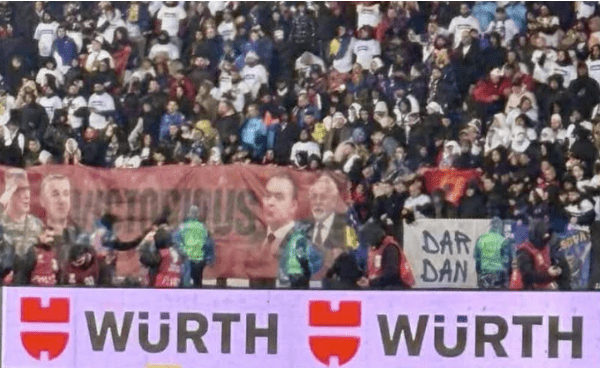 ‘Dardanët’ me mesazh të fortë për ish-krerët e UÇK-së në mes të ndeshjes